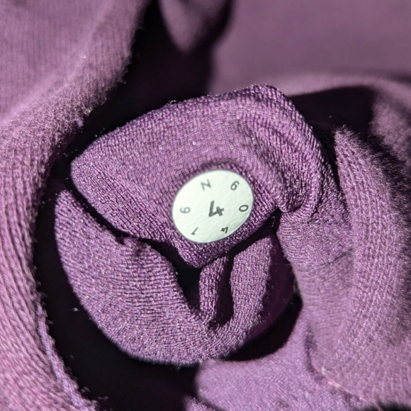 Lululemon Fleece Please Hoodie Purple Women's 4 - Picture 11 of 12